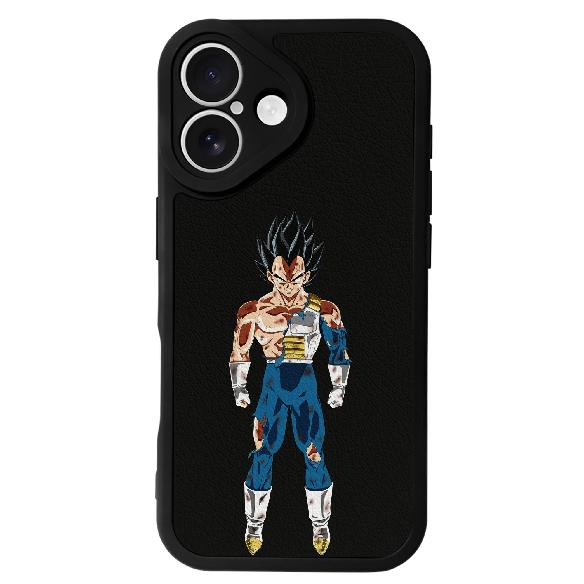 （画像用） ドラゴンボール ベジータ四世（Bejīta Yonsei）DRAGON BALL Vegeta IV 【iPhone 16シリーズ対応】シリコンスマホケース（レザー調） 材質：シリコン